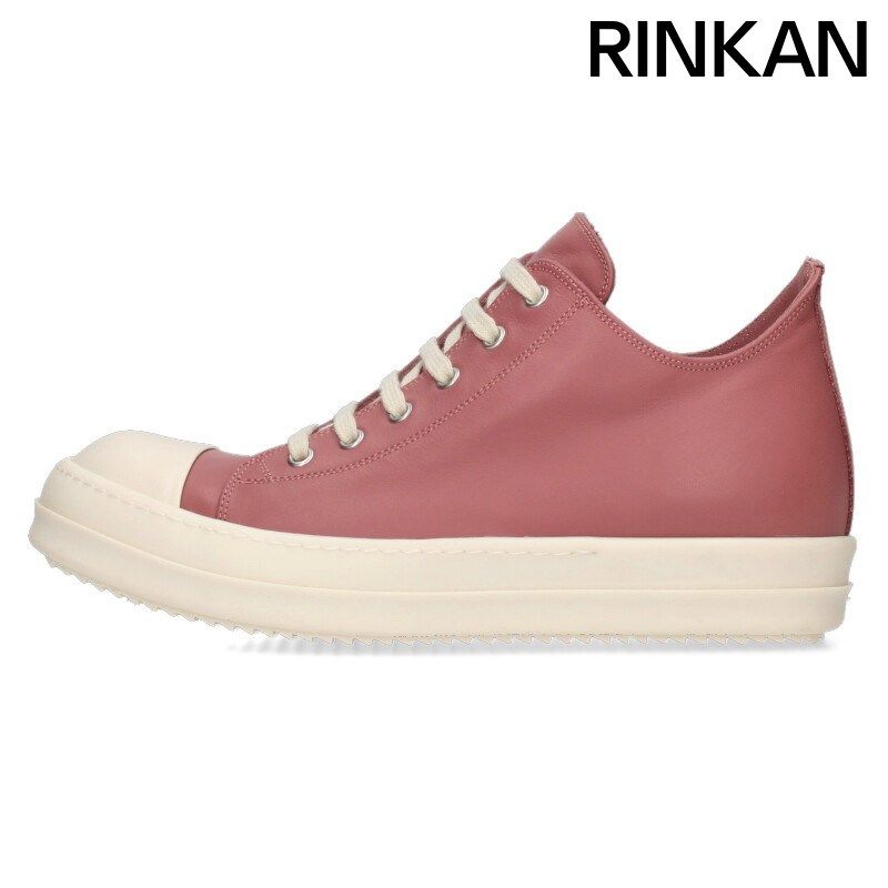リックオウエンス RAMONES LOW ラモーンズレザーローカット
