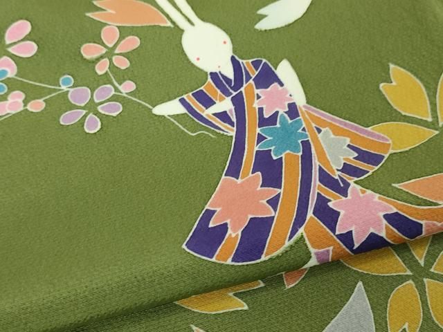 平和屋本店□極上 世界的人形師 辻村寿三郎 ジュサブロー 振袖・長襦袢