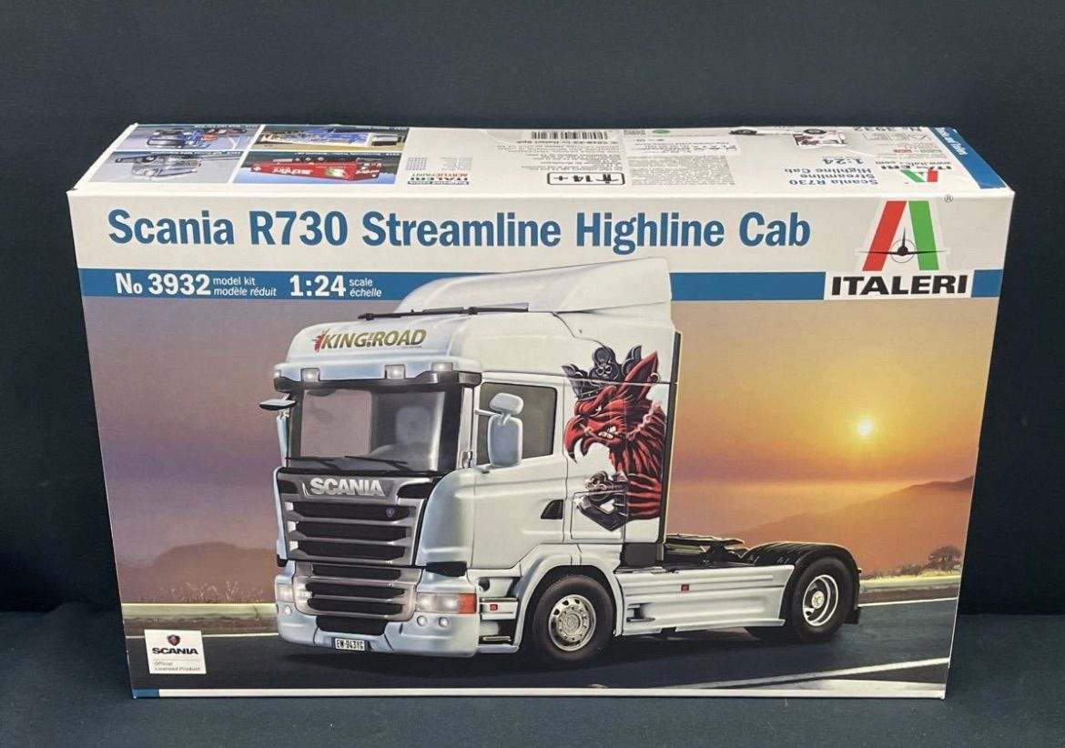 IT3932 スカニア R730 ストリームライン トラクターヘッド 1/24 カーモデルシリーズ Italeri イタレリ プラモデル プラッツ トラックショップASC