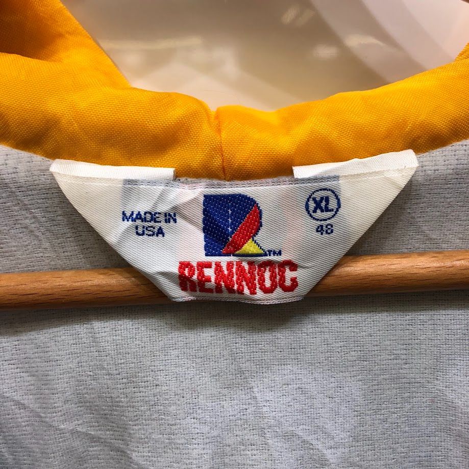 【RENNOC レノック】ナイロンアノラックパーカー　ハーフジップ　90s NIKE ナイキ ナイロンジャケット 90s アノラックパーカー ハーフ