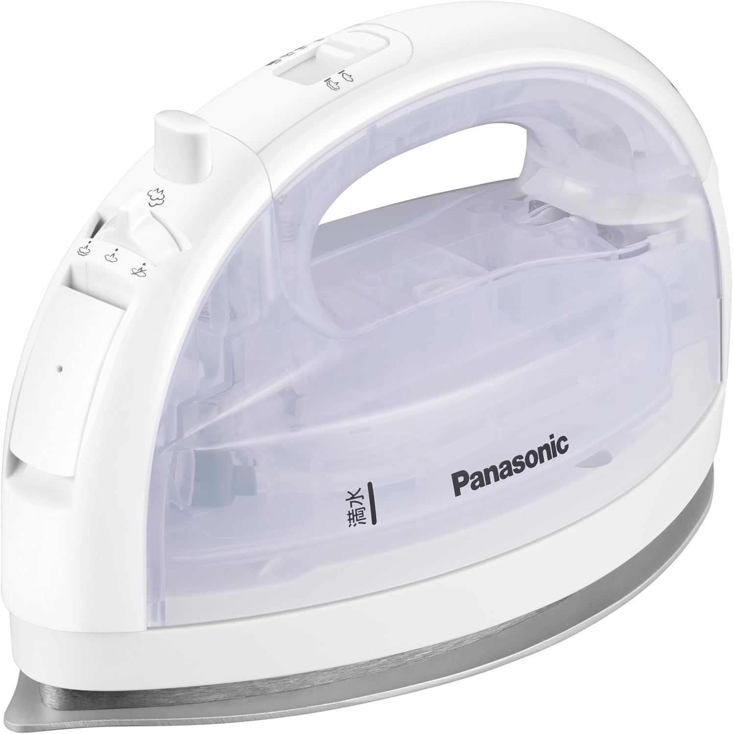 パナソニック(Panasonic) 【2023最新型 コードレス】パナソニック コードレススチーム Wヘッドアイロン シルバーチタンコート 除菌 ホワイト カルル NI-WL408-W