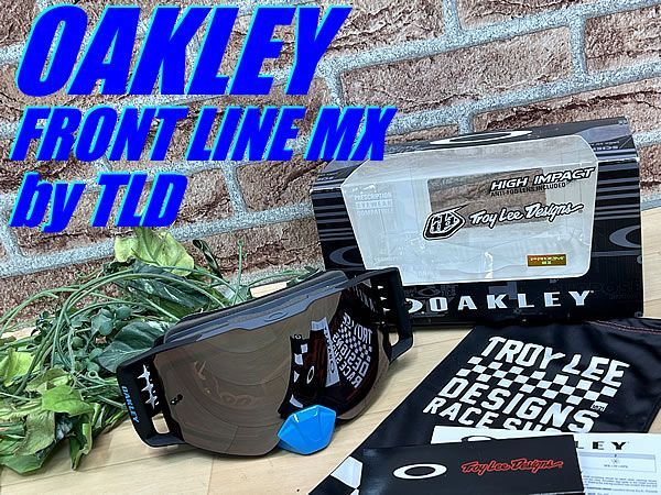 大特価sale!! 未使用品!! OAKLEY FRONT LINE MX by TLD Troy Lee Designs Prizm オークリー  フロントライン プリズム トロイリーデザイン ゴーグル オフロード モトクロス 同梱発送可!! M-279 ☆ - メルカリ