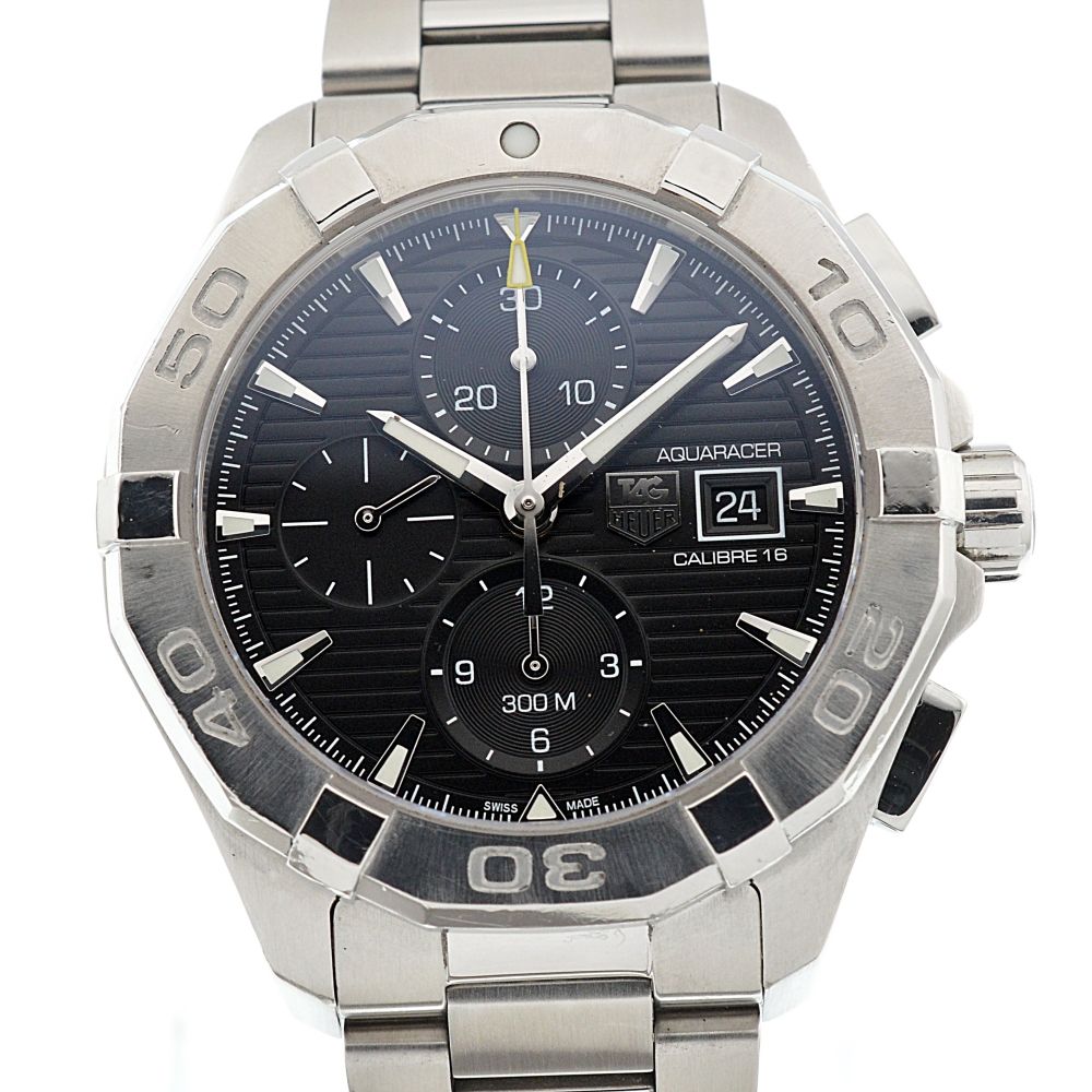 タグホイヤー TAG HEUER CAY2110.BA0925 アクアレーサー クロノグラフ デイト 自動巻き メンズ 保証書付き I 136096