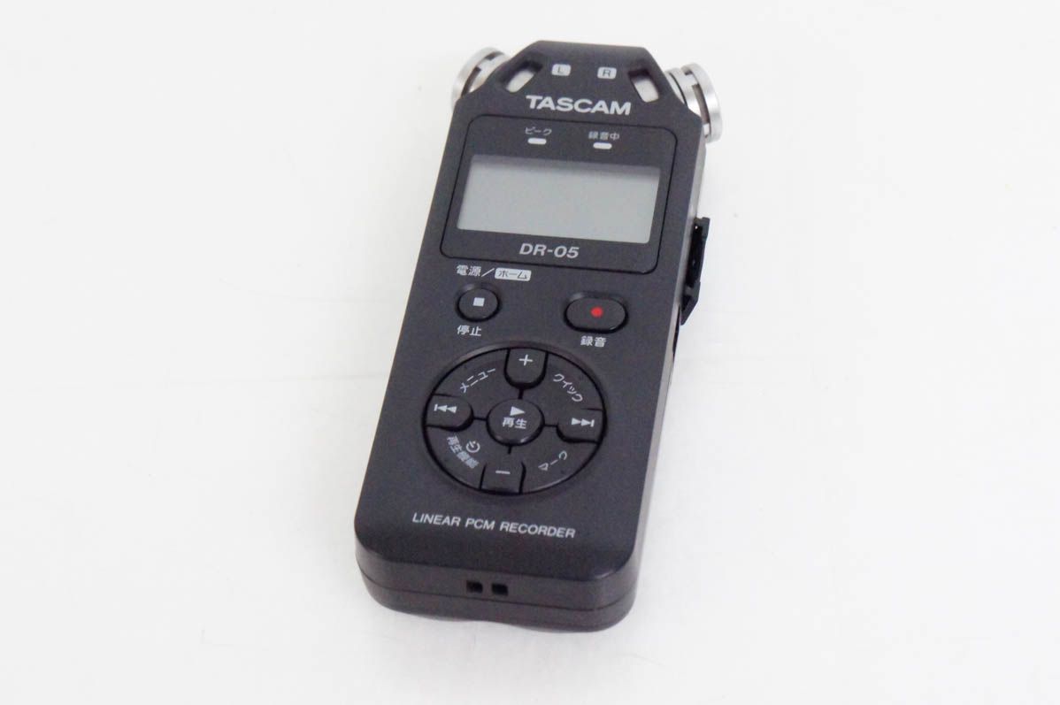 TASCAMタスカム リニアPCMレコーダー DR-05 ICレコーダー ボイスレコーダー