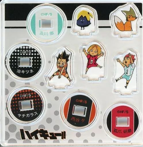 中古】アクリルスタンド・アクリルパネル 西谷夕＆及川徹＆孤爪研磨 