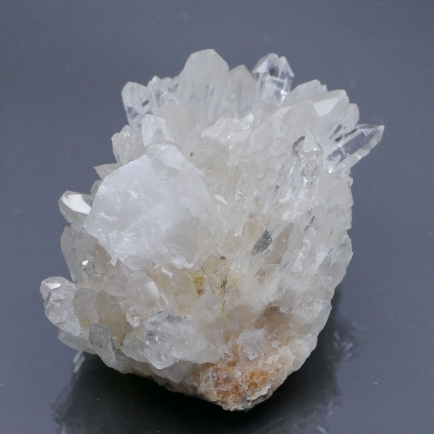 四川省産 菊花水晶 クラスター 1点物 約63g（天然シトリン内包