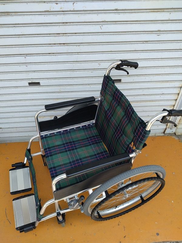 KM-25-0613-04 一部地域を除き 松永製作所 自走型アルミ製ワイドタイプ AR-280 座幅46cm