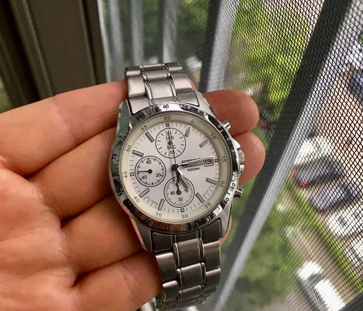 SEIKO セイコー クロノグラフ メタル 時計 価格
