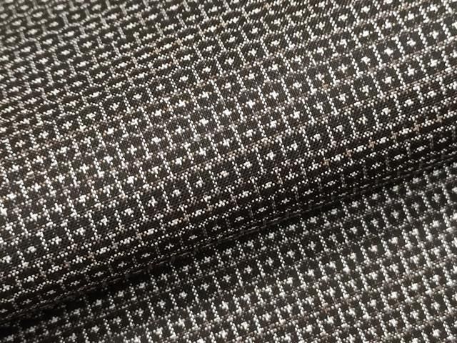 平和屋着物○男性 本場大島紬 森義久作 100亀甲 総詰め 証紙付き