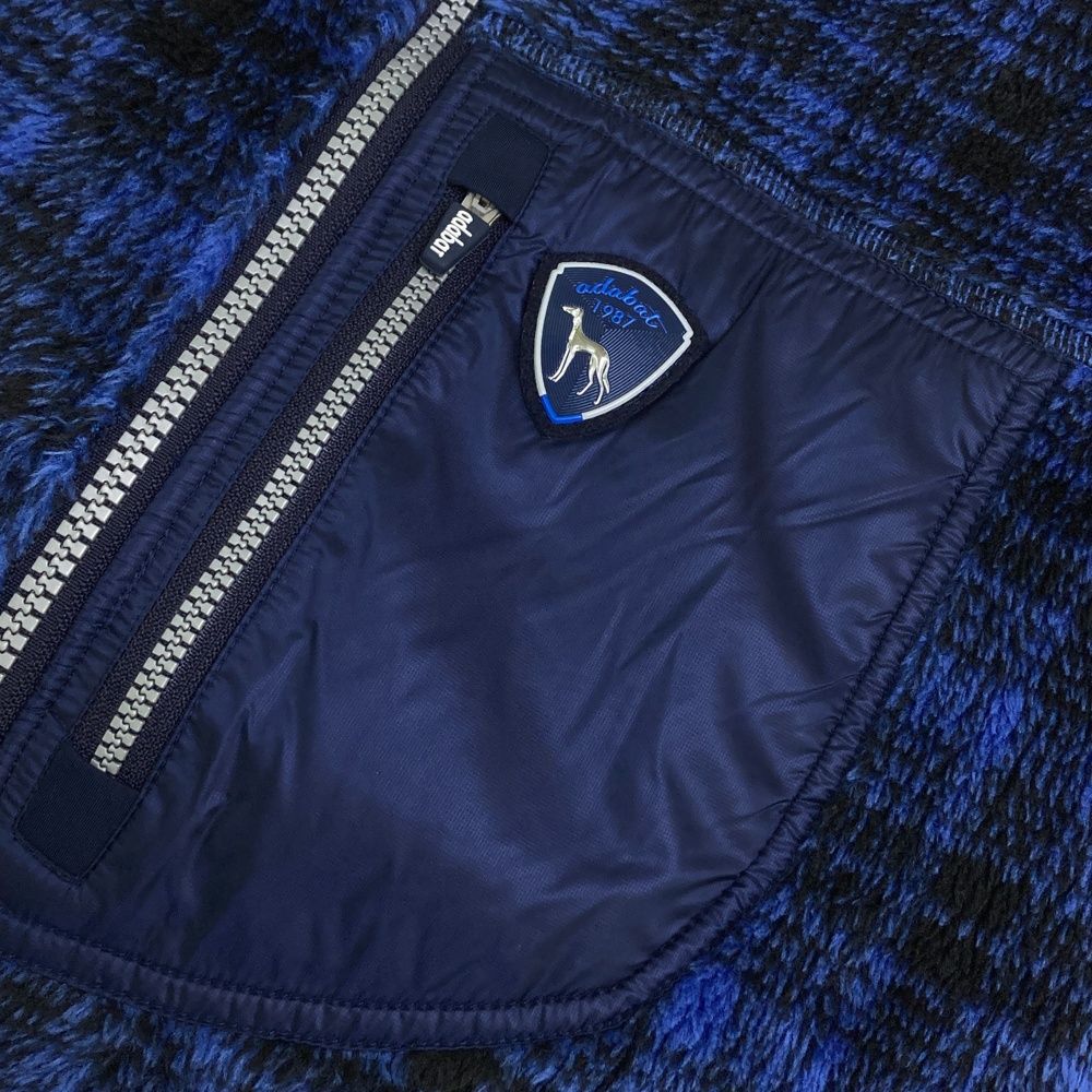 サイズ 48 ADABAT アダバット ボア ジップジャケット チェック柄 ネイビー系 240101400712 ゴルフウェア メンズ ストスト LLC-HASEGAWATOSO_COM