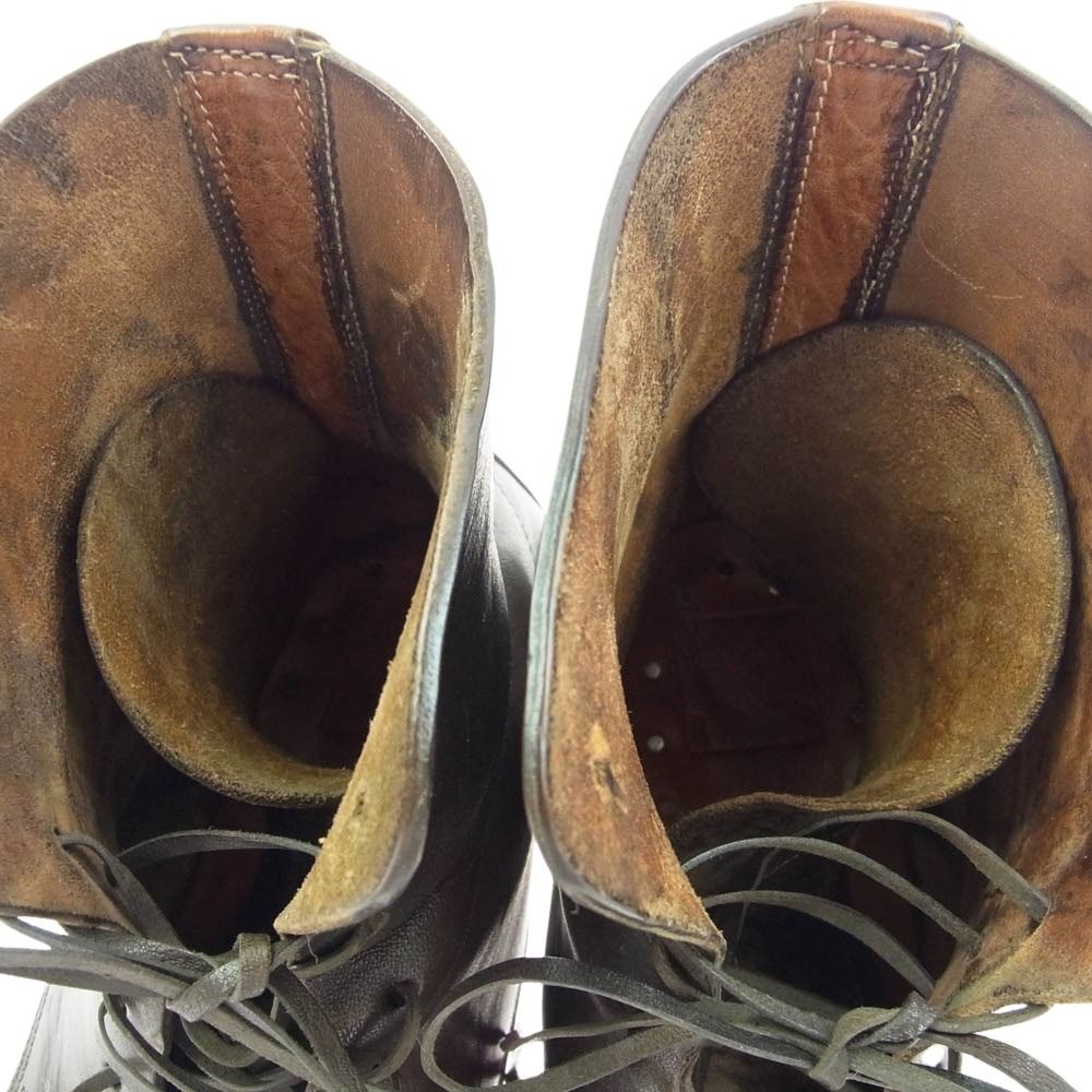 GUIDI グイディ レザー レースアップ ブーツ 39【中古】 - メルカリ 