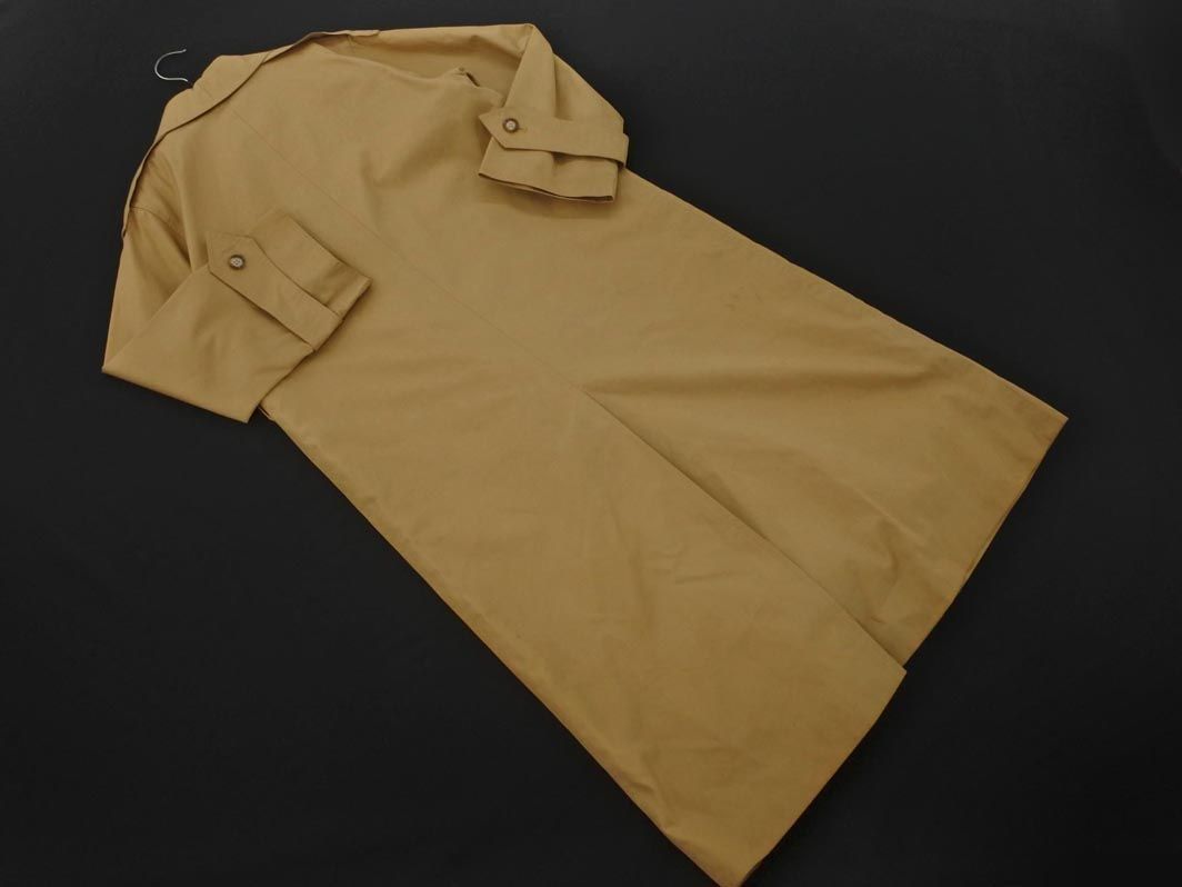 731 イヴサンローラン ステンカラーコート ベージュ ライナー付 731 イヴサンローラン ステンカラーコート ベージュ ライナー付