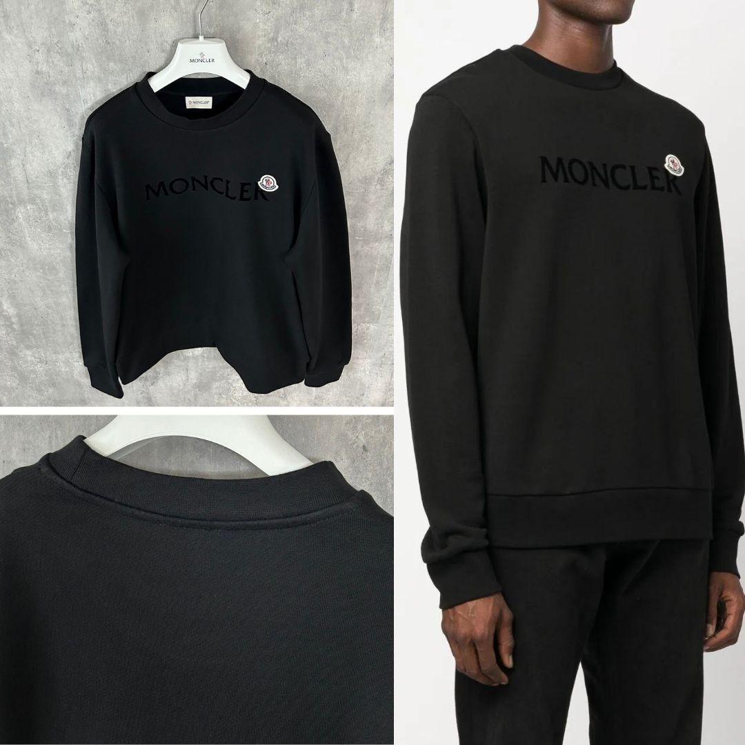 ☆未使用タグ付き・本物保証☆MONCLER レタリングロゴ スウェット S