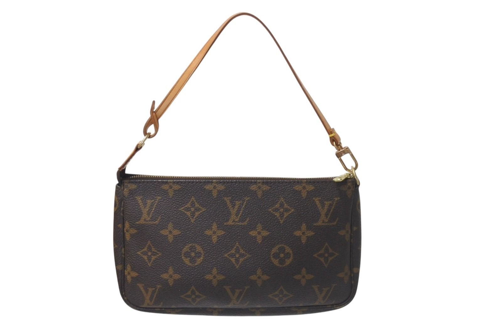 LOUIS VUITTON ルイヴィトン ポシェット アクセソワール アクセサリーポーチ M51980 モノグラム PVC レザー 4b001199