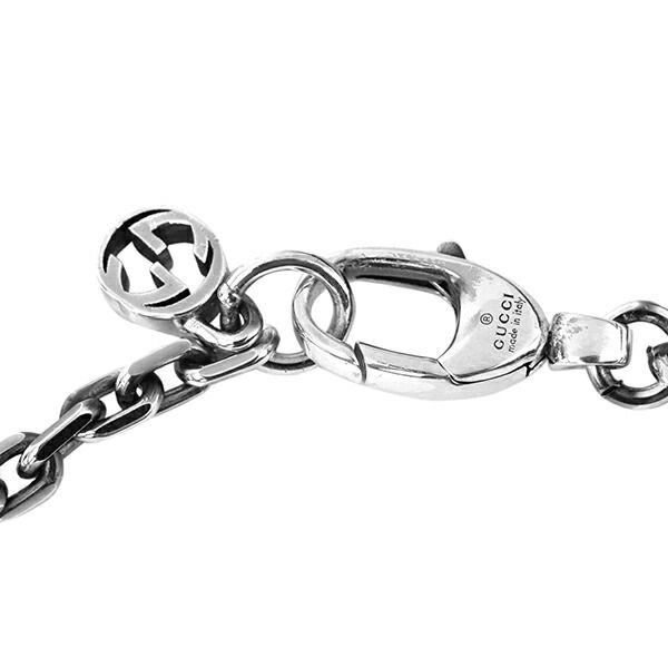 新品 グッチ GUCCI ブレスレット GGマーモント シルバー - メルカリ