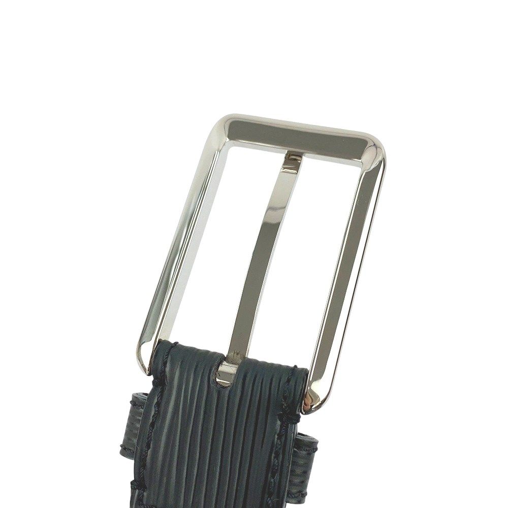 □新同□ ルイヴィトン サンチュール ベルト メンズ エピ ノワール  