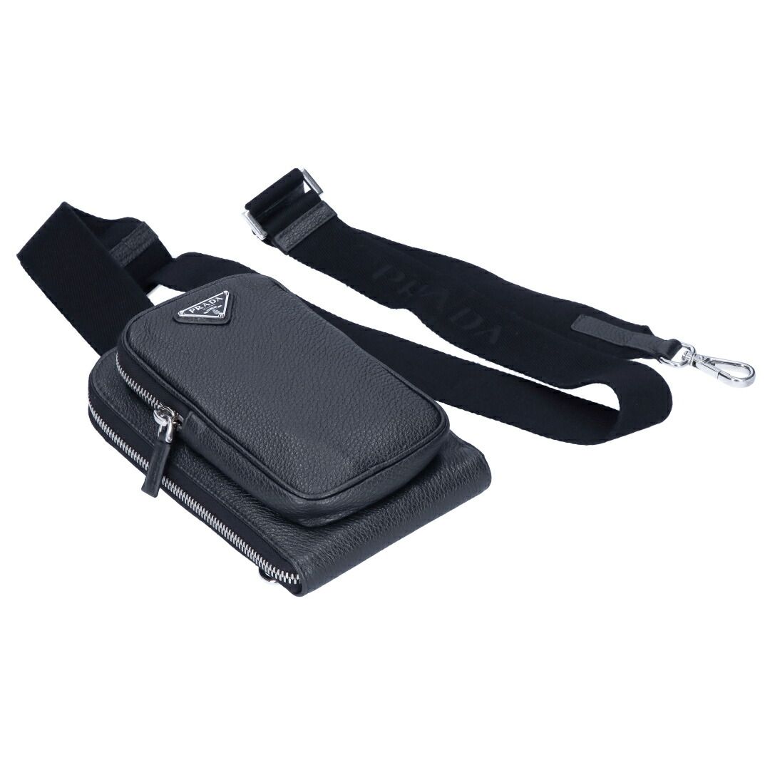 プラダ PRADA ショルダーバッグ レザースマホケース スマホ