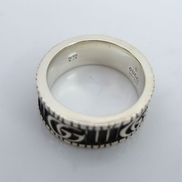 GUCCI / グッチ ◇GGマーモント リング 925 ダブルG 17号 【リング
