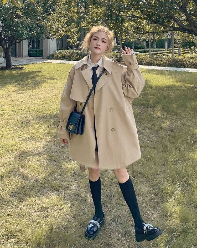 トレンチコート アウター コート レディース 女性 ジャケット 襟
