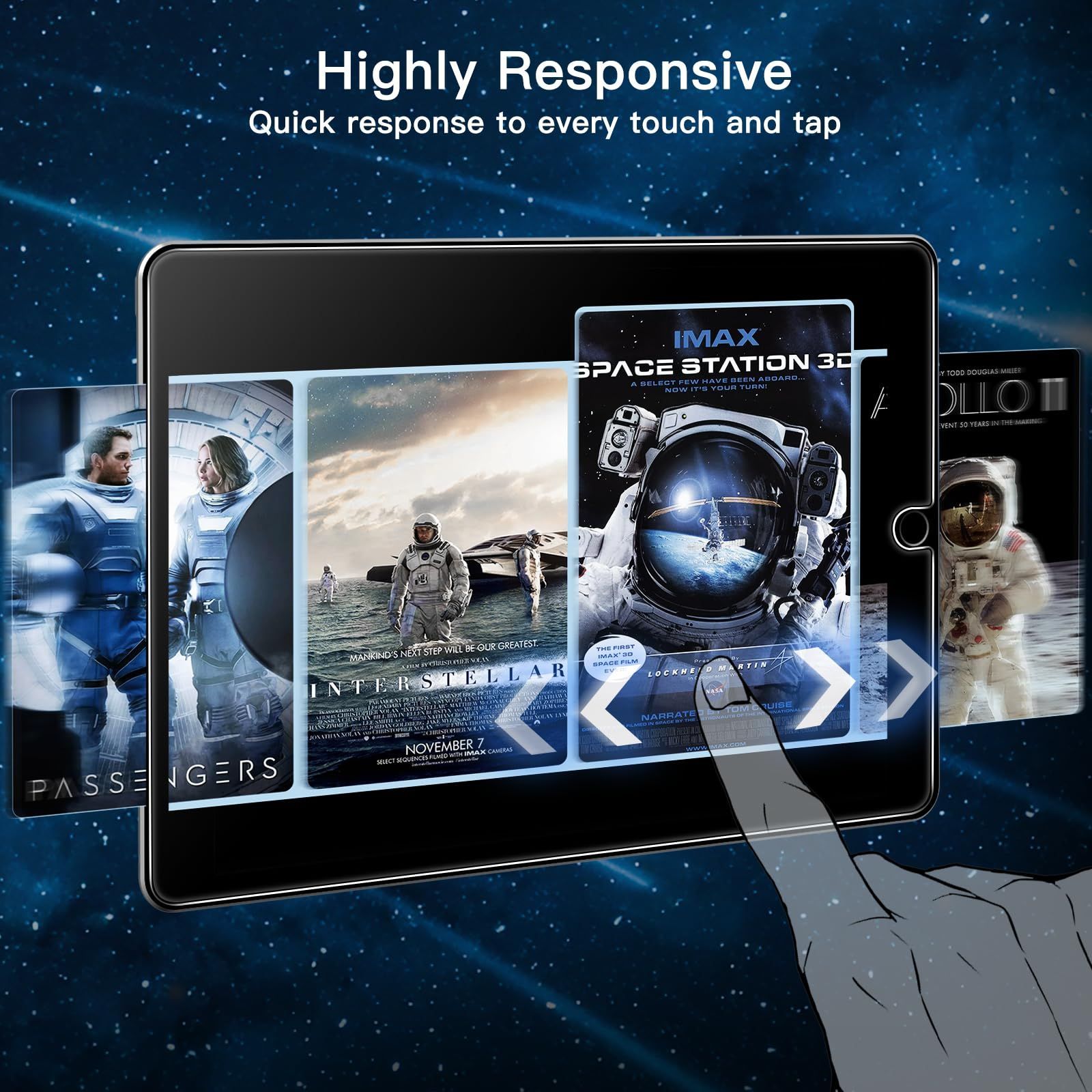 人気商品】HD 液晶保護フィルム クリア 傷つけ防止 ガイド枠付き 強化