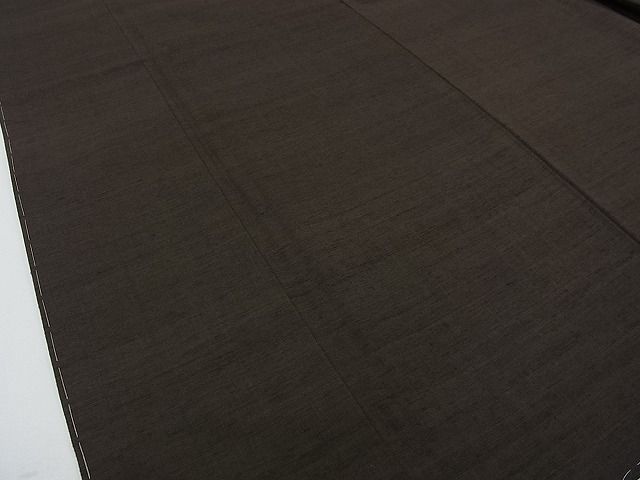 平和屋本店□極上 国指定重要無形文化財 本場久米島紬 手織 涅色 西武