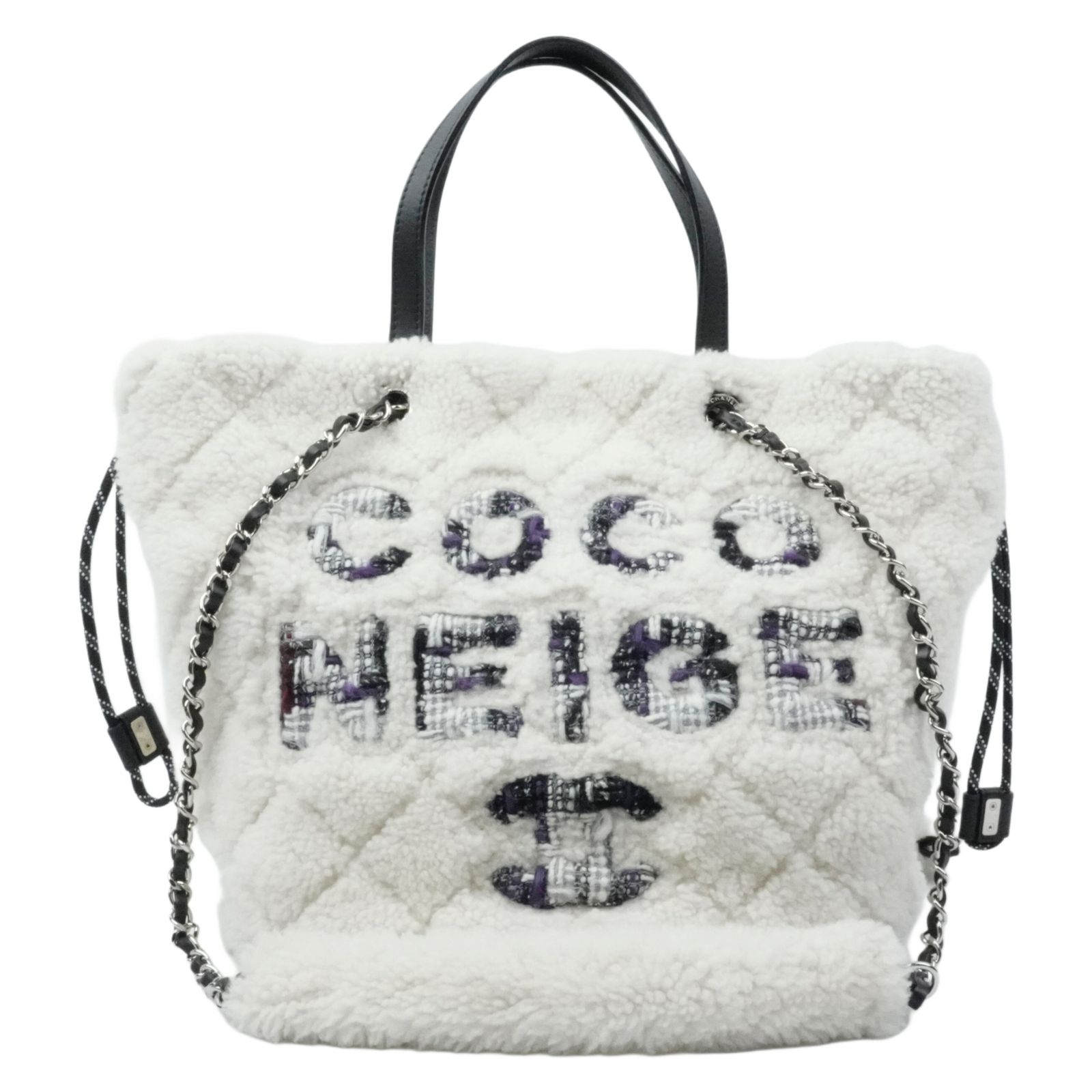 中古・VINTAGE】 CHANEL シャネル ココネージュ マトラッセ巾着型 