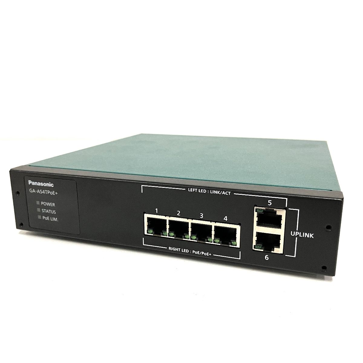 【動作保証】Panasonic GA-AS4TPoE+ PN25048 POEハブ PoE 給電  4ポート パナソニック 中古 美品 B8930743