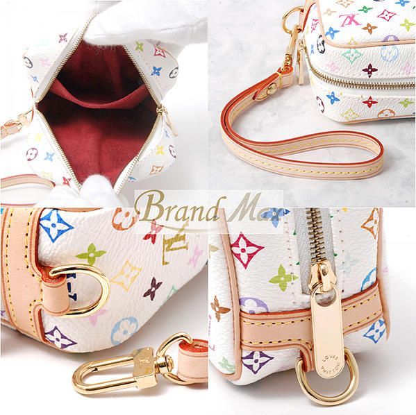 ヴィトン トゥルースワピティ モノグラム・マルチカラー ブロン ポーチ