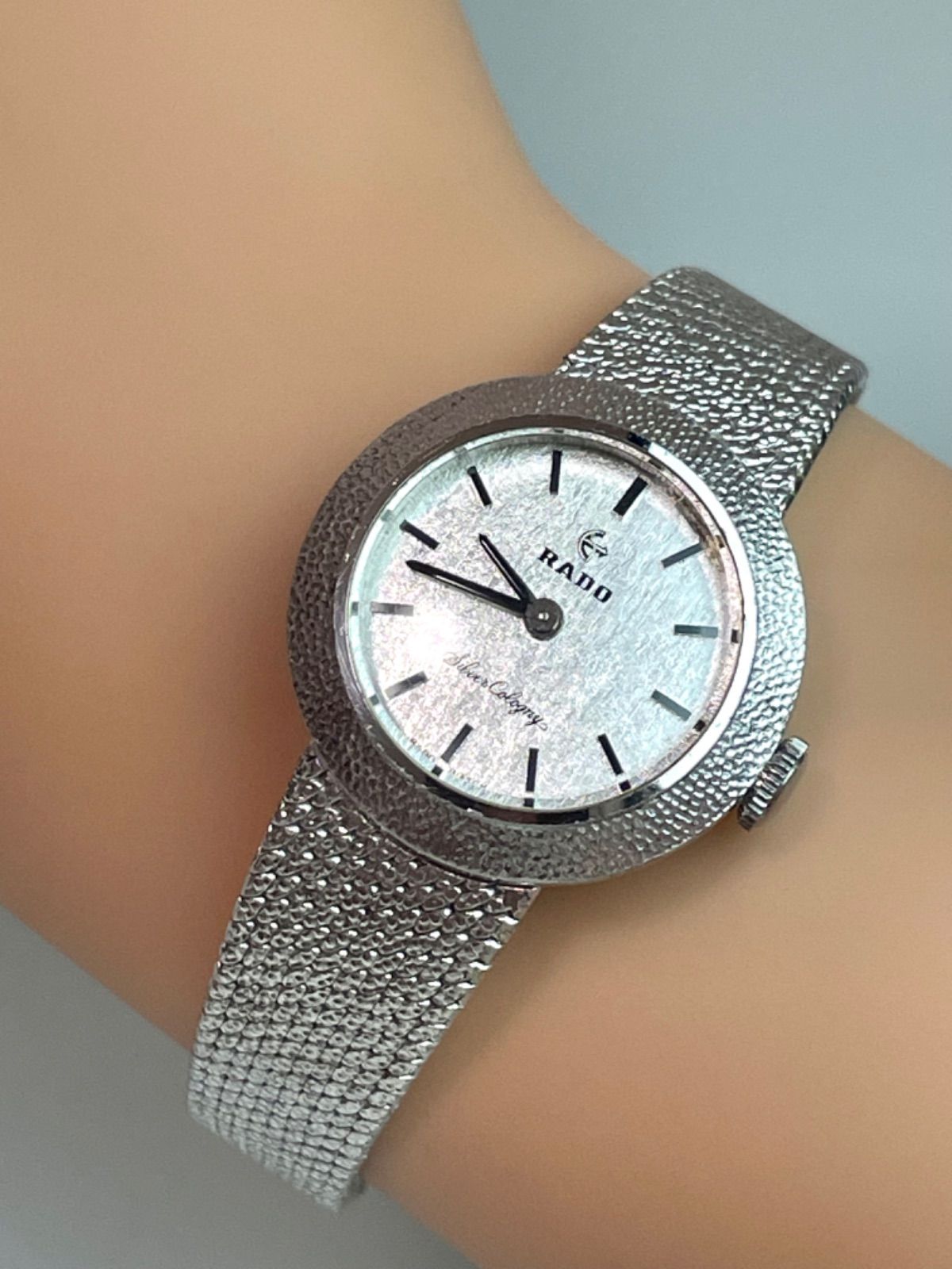 RADOデザイン シルバー手巻き時計 RADO 手巻き時計 シルバー ステンレス - メルカリ