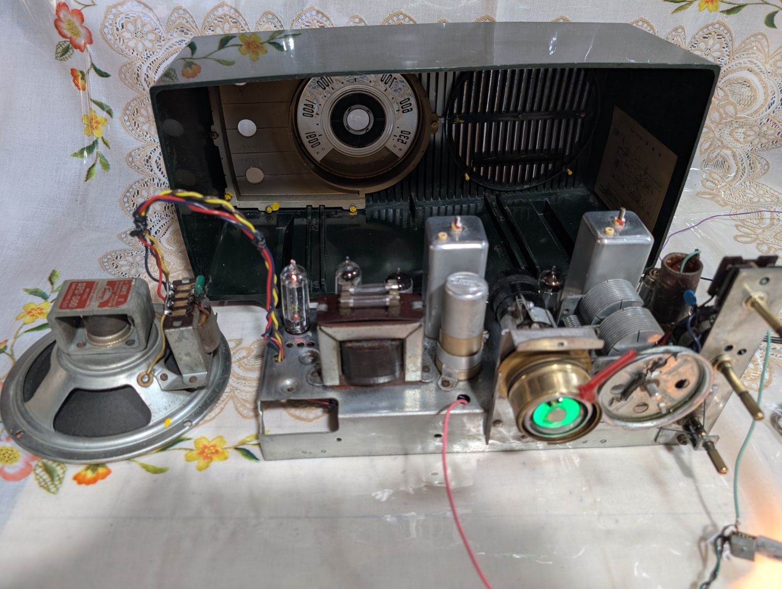 サンヨーSS-70 真空管ラジオ bluetooth 昭和レトロ マイラジオ - メルカリ