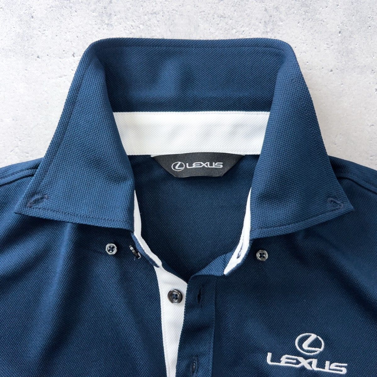 未使用級 LEXUS × MIZUNO レクサス ミズノ 半袖 ボタンダウン