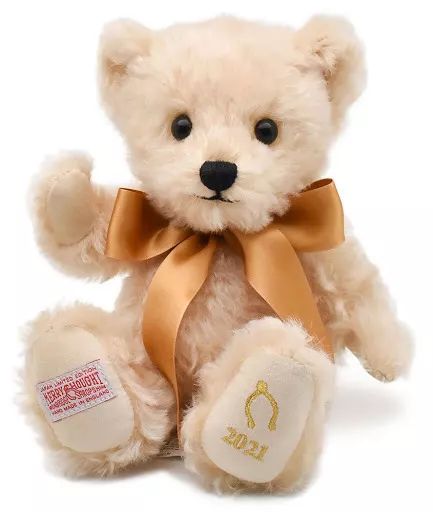 ぬいぐるみ　Wishbone Year Bear2021-ウィッシュボーンイヤーベア2021(クリーム)- テディベア 中古】ぬいぐるみ Wishbone Year Bear2021-ウィッシュボーン