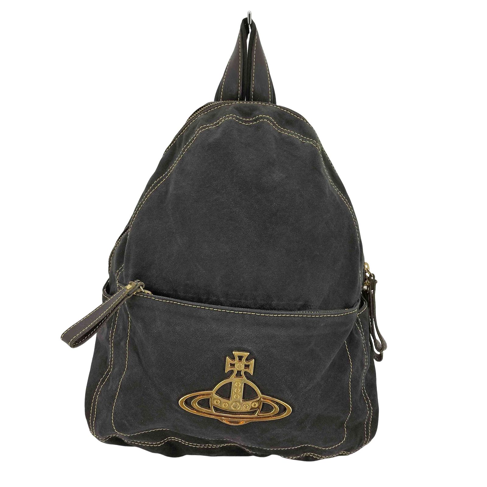 【VivienneWestwood】EDGWARE Rd/リュック/キャンバス VivienneWestwood】EDGWARE Rd/リュック/キャンバス ヴィヴィアン