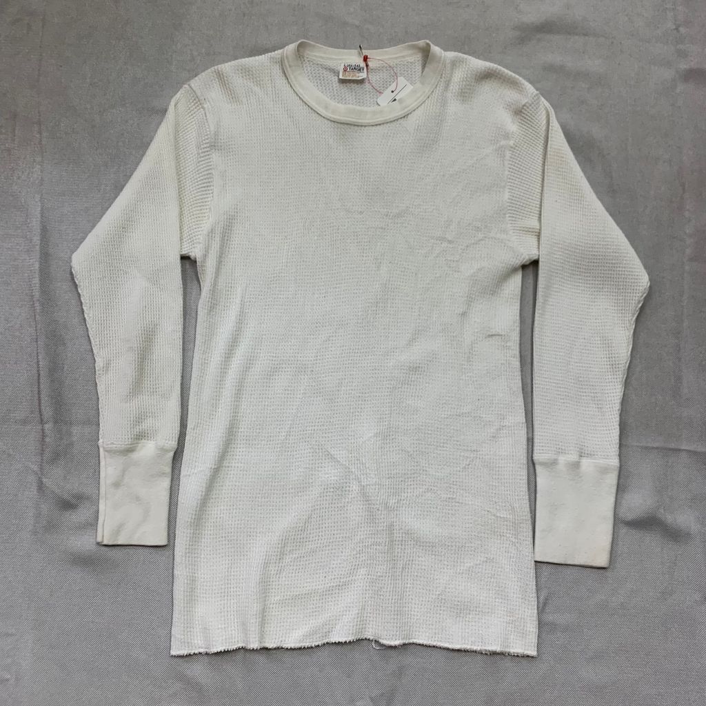 TARGET Thermal ターゲット サーマル ロングスリーブ ロンT 白 ホワイ Lサイズ (42-44) No.I001