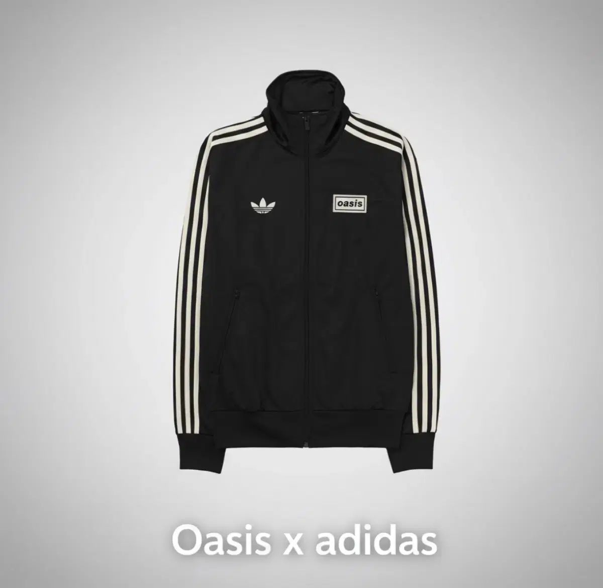 adidas oasis オアシス トラックジャケット ブラック ジャージ L