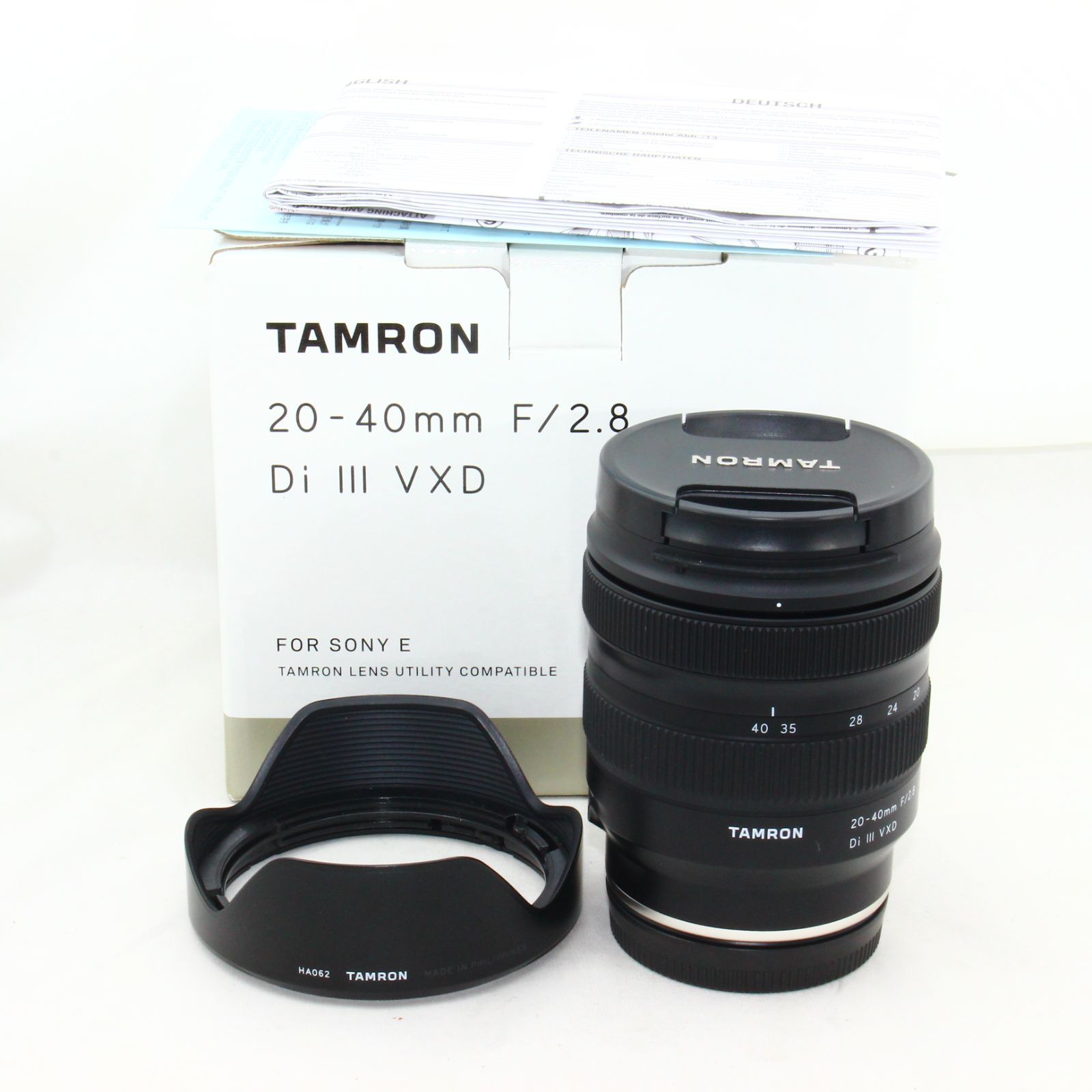 タムロン TAMRON 20-40mm F/2.8 Di III VXD A062 ソニーE TAMRON 20-40 F/
