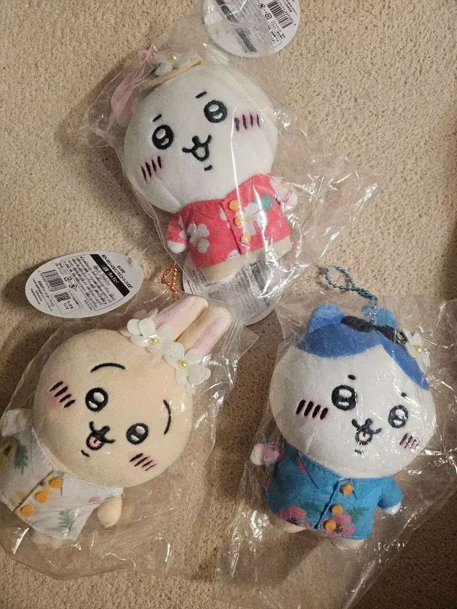 週末 ちいかわ ハチワレ うさぎ 旅行 マスコット