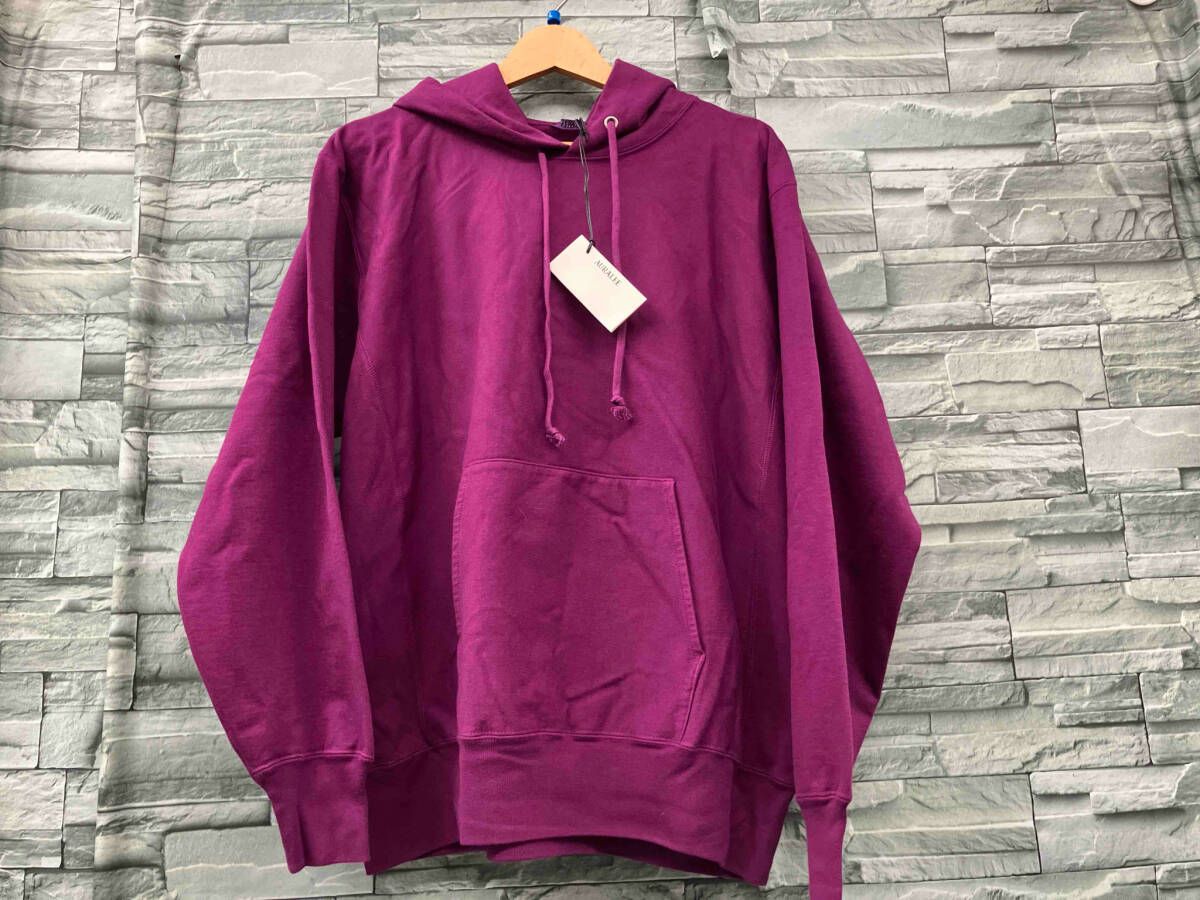 AURALEE／オーラリー／A23SP01SM SUPER MILLED SWEAT purple 