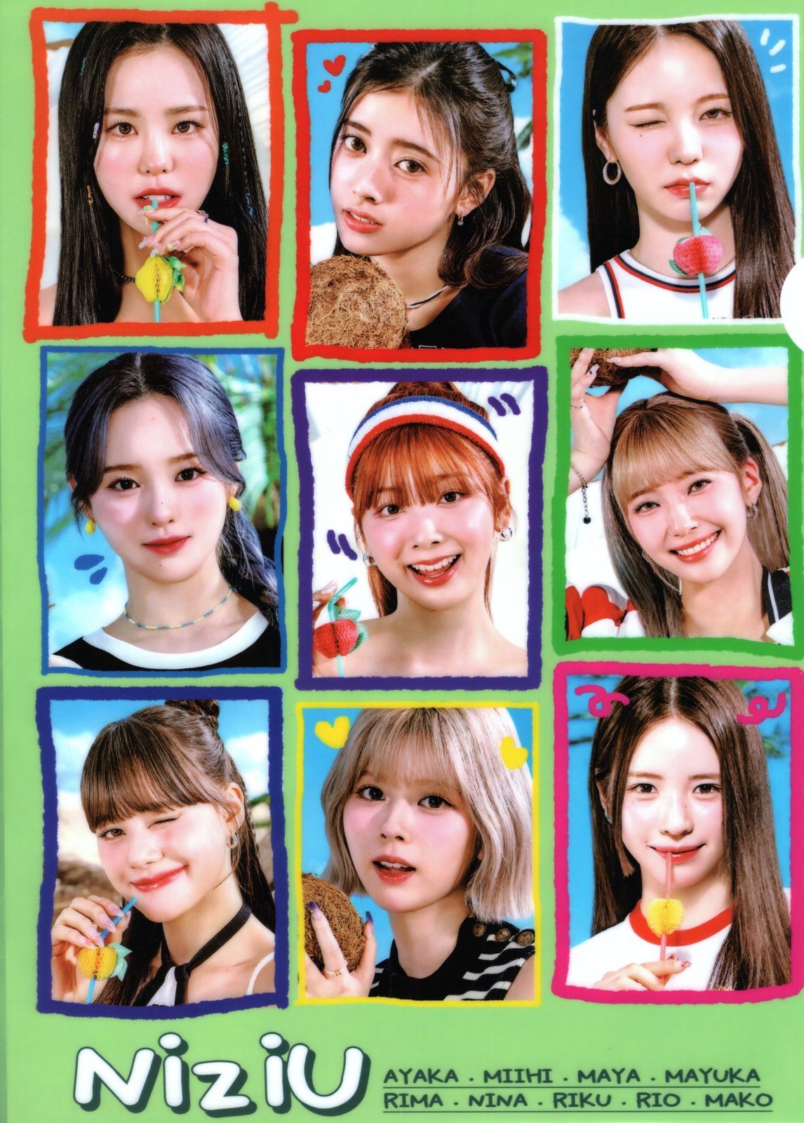 NiziU ニジュー グッズ クリアファイル A4サイズ K-POP - メルカリ