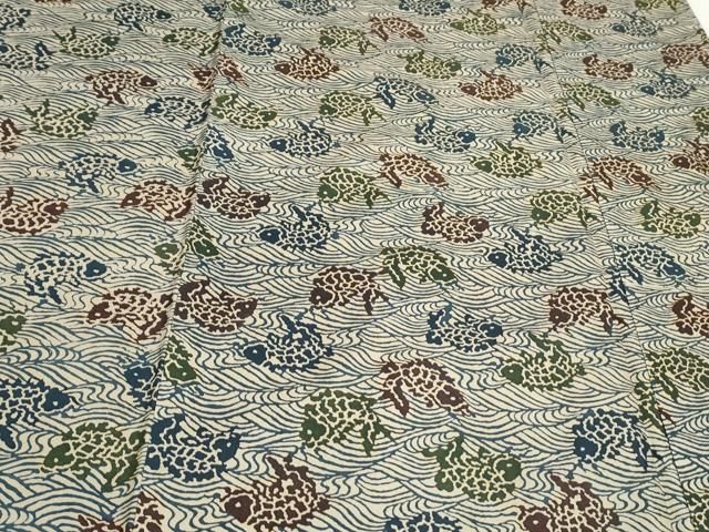 平和屋着物○訪問着 本場染大島紬 荒磯 正絹 逸品 CAAS9383th - メルカリ