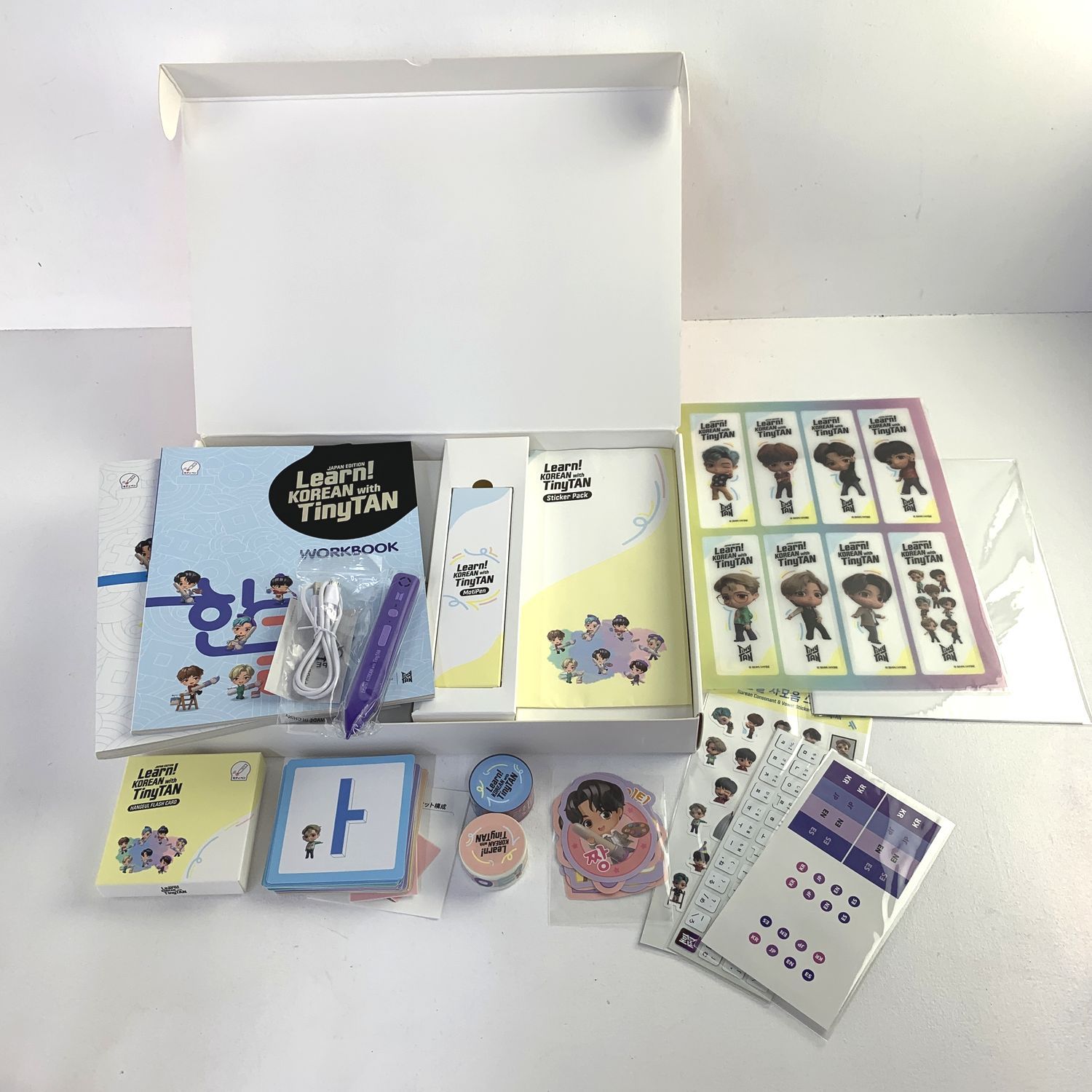 【★加古川物流】【中古品】BTS Learn! KOREAN with TinyTAN 2点セット 【353】 ☆加古川物流】【中古品】BTS Learn! KOREAN with TinyTAN 2点