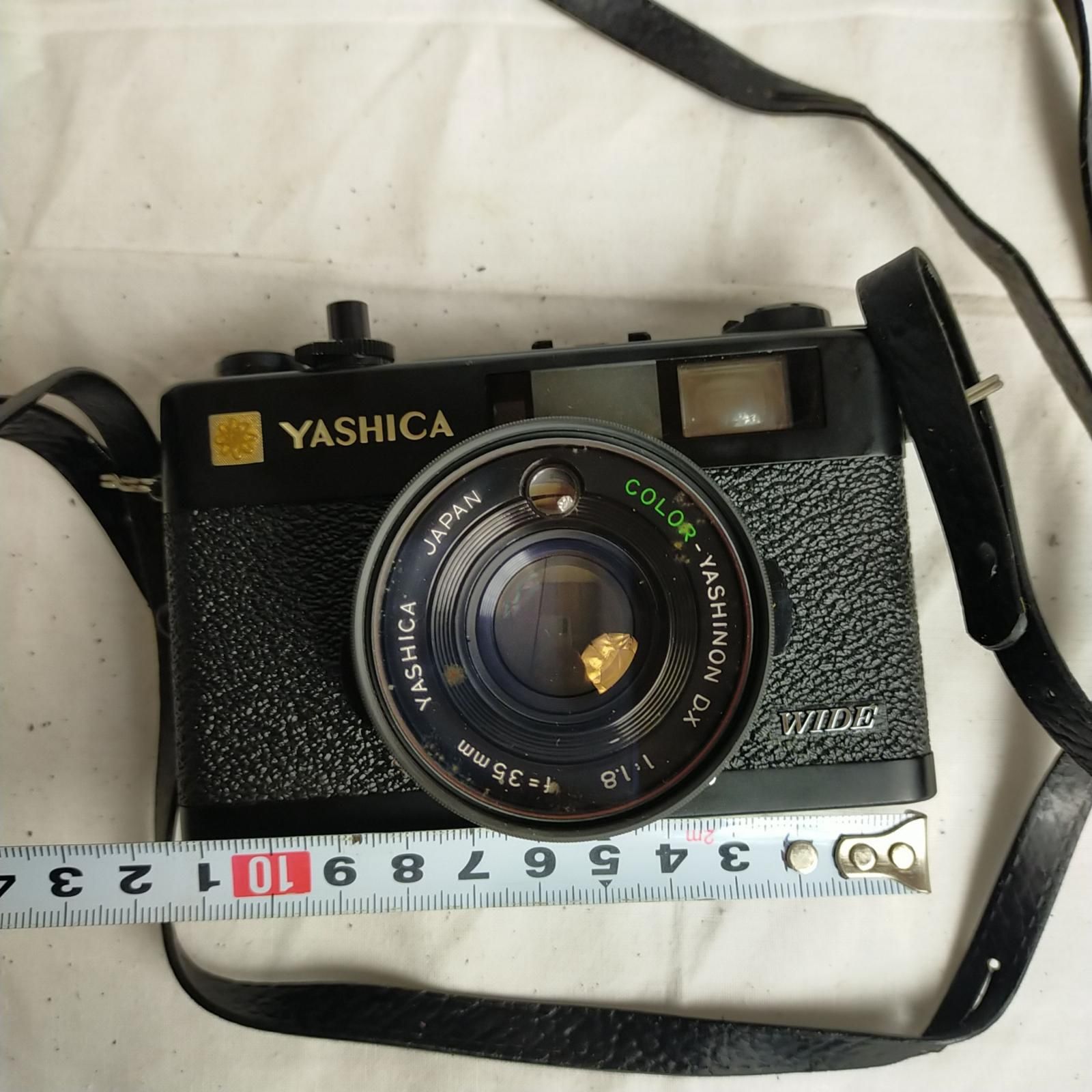 YASHICA (ヤシカ) フィルムカメラ 日本製 [ ELECTO 35 CCN ] 希少革ケース付 動作未確認 現状品 骨董品 レトロ【中古】 -  メルカリ