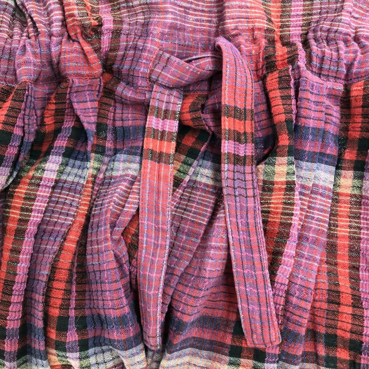 ISSEY MIYAKE イッセイミヤケ 半袖ワンピース サイズ:9 MM2262 ピンク