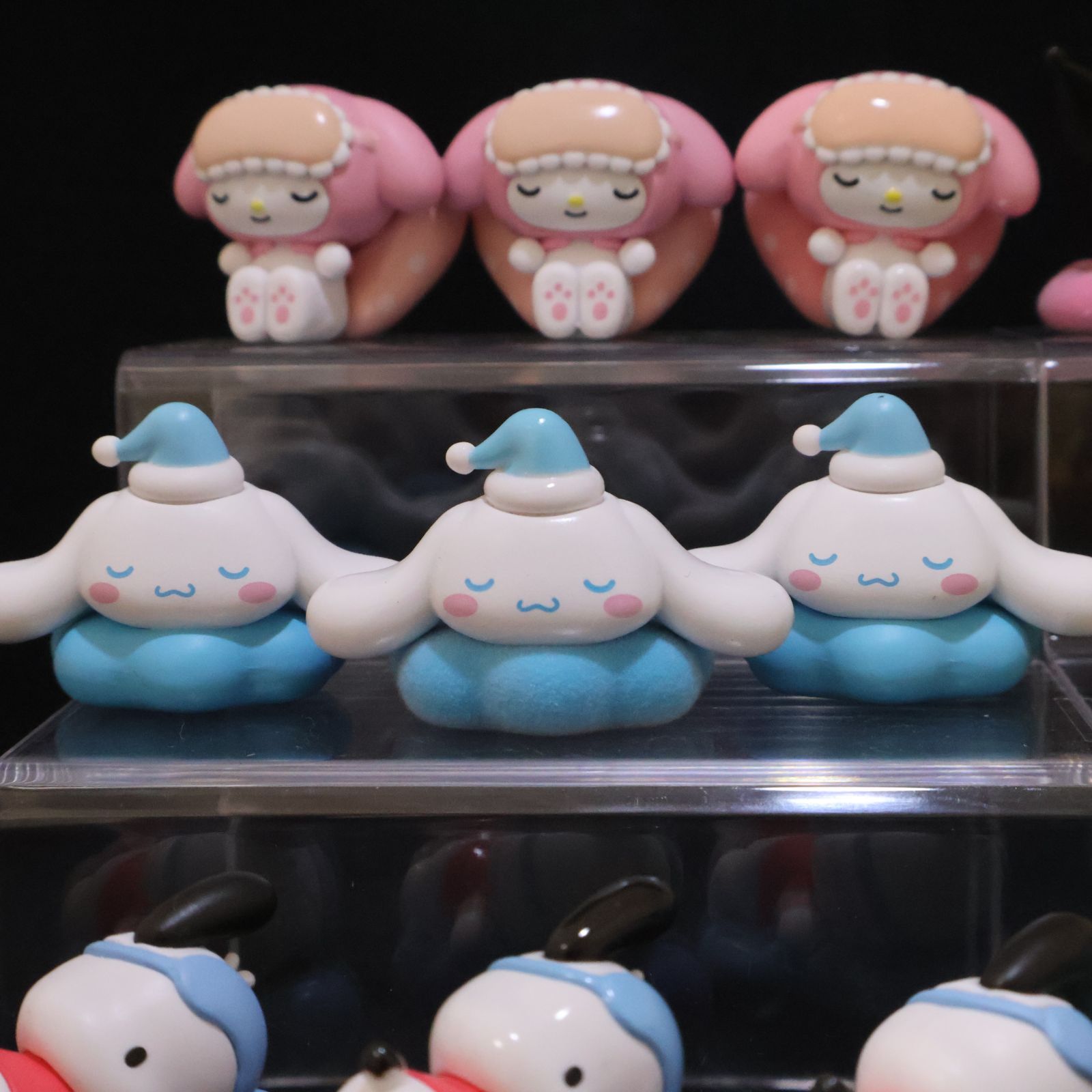 サンリオ ミニフィギュア ポチャッコ ハンギョドン シナモロール
