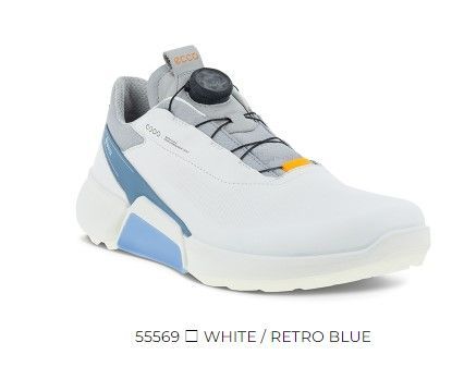 ecco エコー GOLF ゴルフシューズ BIOM H4 Boa バイオム エイチ フォー ボア 108504 WHITE/RETROBLUE(55569)