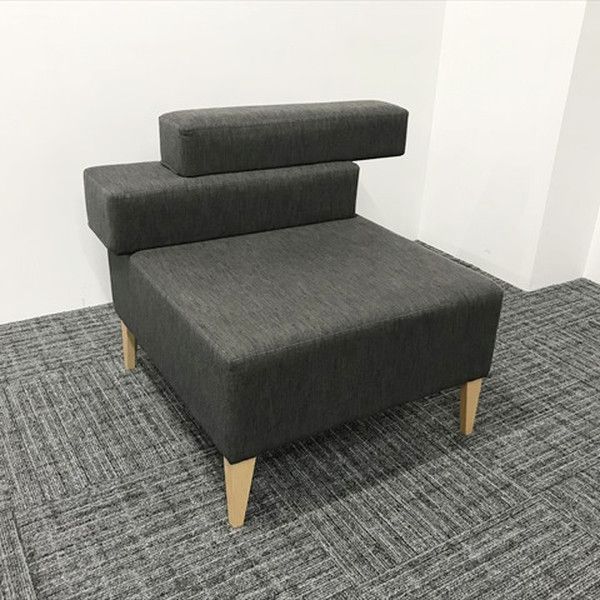 応接用ソファ 1人用 ダークグレー - メルカリ