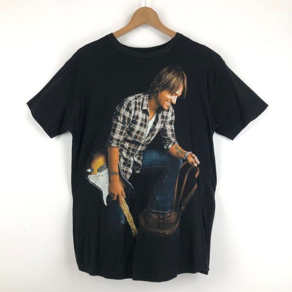 keith urban キースアーバン Tシャツ (古着) 古着】 KEITH URBAN キース・アーバン ミュージックTシャツ 両面