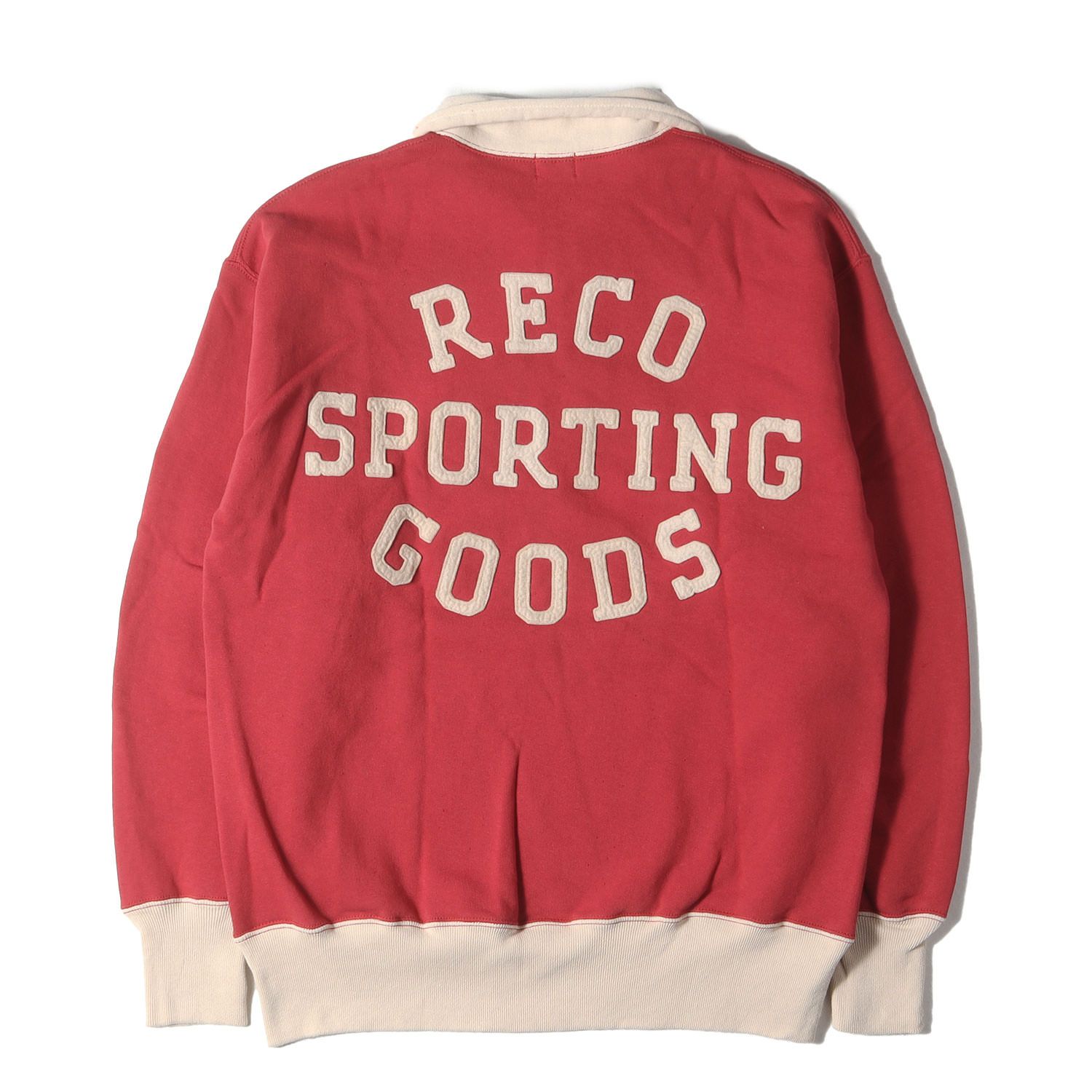 美品】WAREHOUSE ウエアハウス スウェット レッド サイズ:42(XL