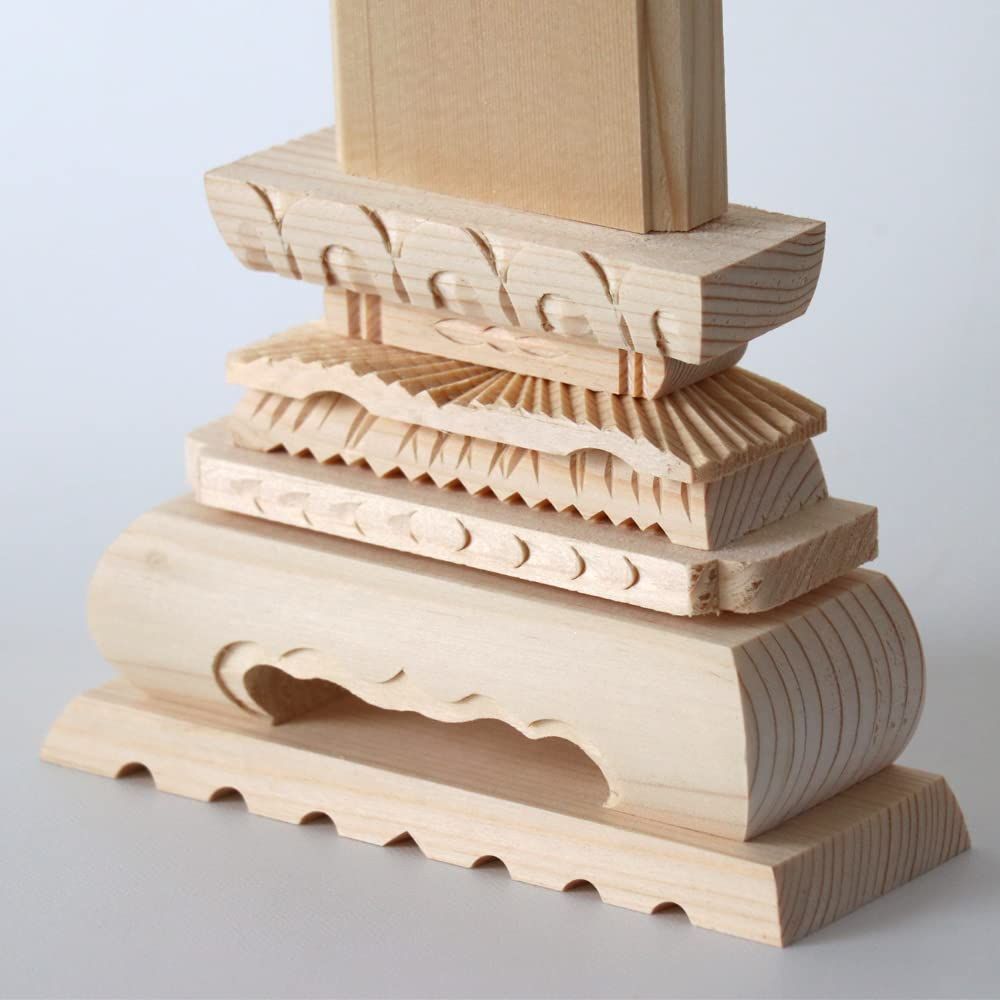 白木位牌 中上 8寸 10本セット 総高さ33.5cm 8.0寸 木製 四十九日 法要 SKLAD-KIRPICHA_RU