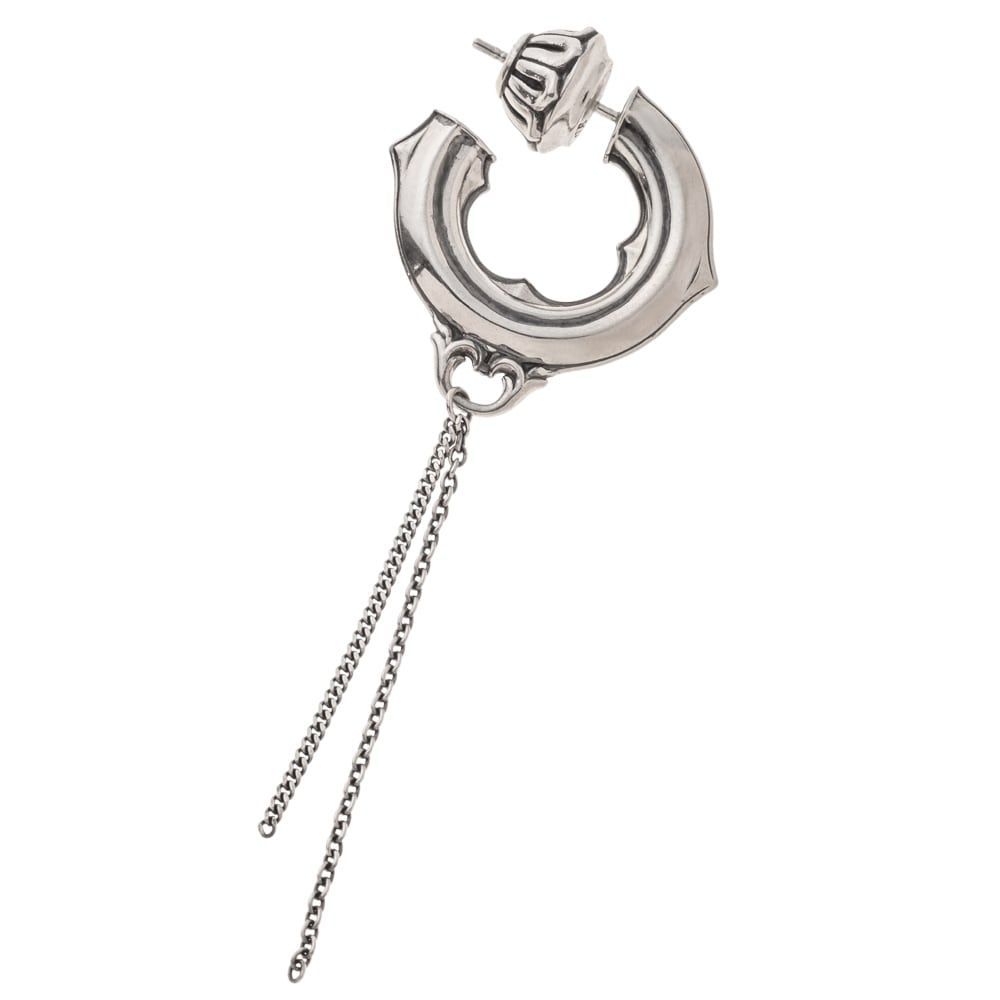 ダブルチェーンフープピアス アルテミスクラシック シルバー ジュエリーブランド